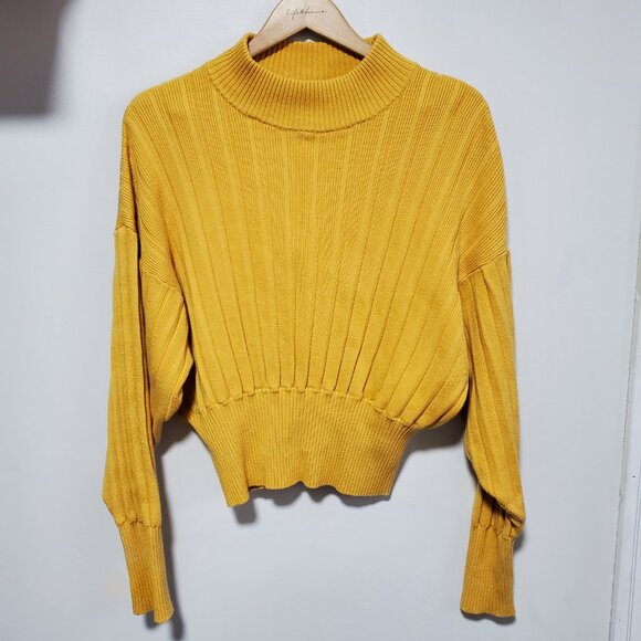 WILFRED Icalma Merino Wool Sweater Aritzia Mock Neck Dolman Marana Women's Small - Picture 2 of 12